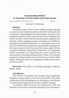 Incorporating MOOCs in Teaching a Pre-A1 Arabic University Course